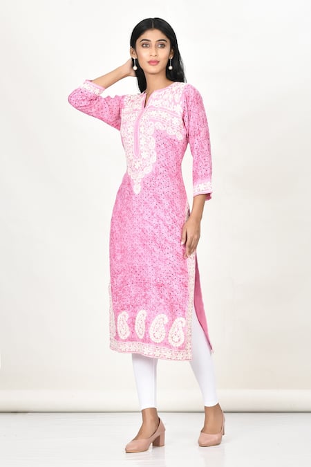 Khwaab by Sanjana Lakhani Polka Dot Print Kurta 