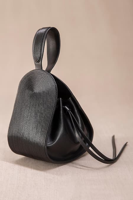 AMPM Black Nesara Bucket Bag 