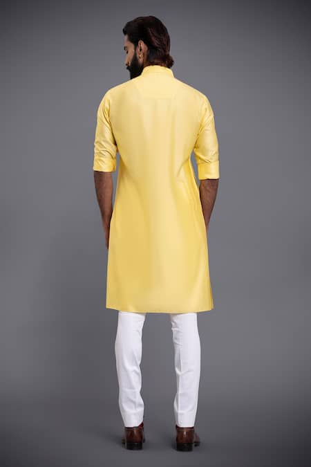 Raghavendra Rathore Jodhpur Silk Embroidered Kurta 