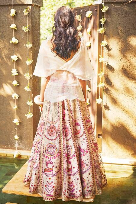 Jade By Monica & Karishma Embroidered Lehenga Set 