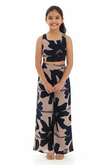 Koai Floral Pattern Flared Pant For Kids