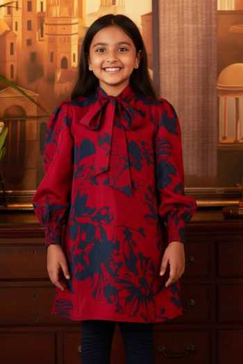 Koai Floral Print Tunic For Kids