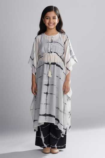 Koai Shibori Chanderi Silk Pant For Kids