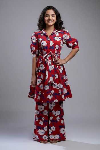 Koai Floral Print Palazzo For Kids