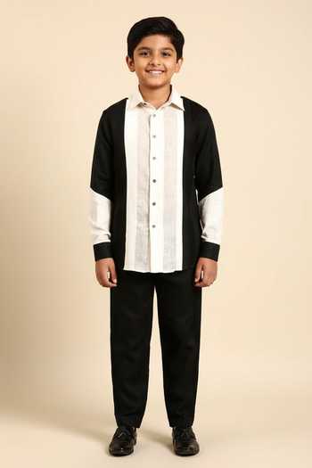 Mayank Modi - Men Linen Pant For Kids