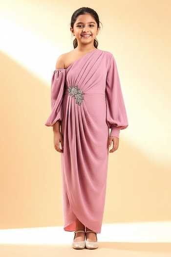 Aakaar One Shoulder Gown For Kids