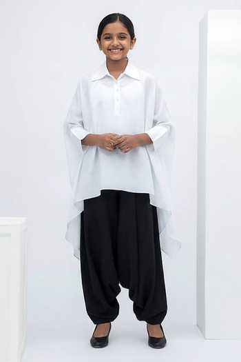 Aakaar Cotton Kaftan Style Tunic For Kids
