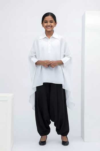 Aakaar Cotton Kaftan Style Tunic For Kids