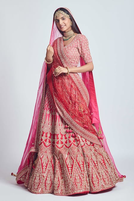 Sheetal Batra Pakeezah Silk Bridal Lehenga Set 