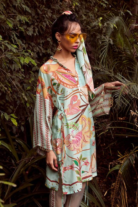 Limerick By Abirr N' Nanki Printed Short Kurta 