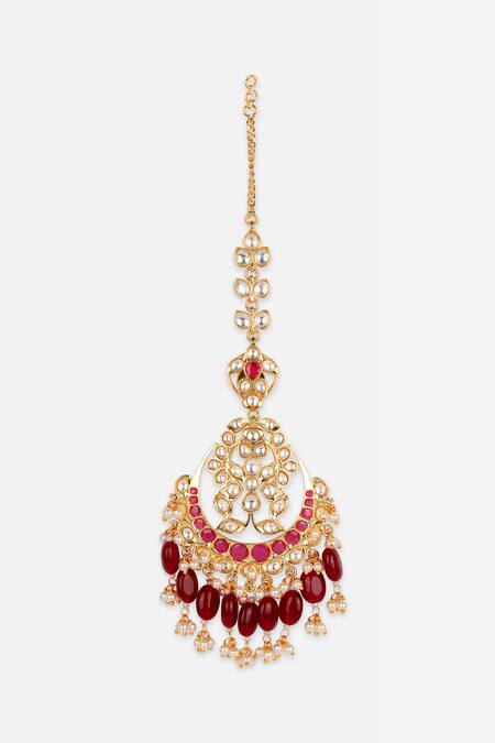 Buy_Lotus Sutra_Silver Plated Stone Bead Drop Chandbalis_Online_at_Aza_Fashions