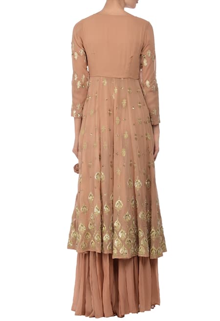 Astha Narang Embellished Anarkali Palazzo Set 