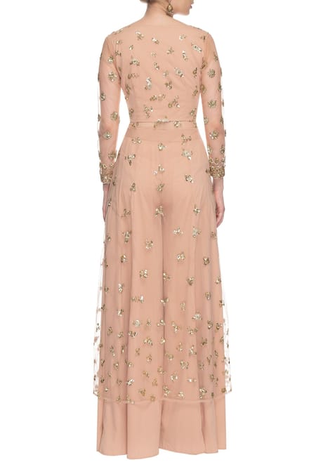 Astha Narang Embroidered Kurta Palazzo Set 