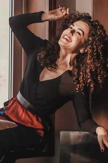 Sameer Madan_Multi Color Colorblock Wrap Dress _Online_at_Aza_Fashions