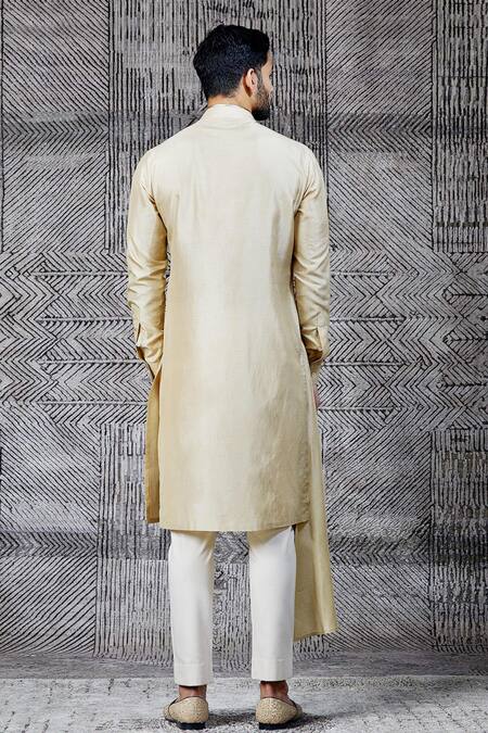 Shop Shantnu Nikhil White Bundi Organza And Kurta Set Online at Aza Fashions Shop_Shantnu Nikhil_White Bundi Organza And Kurta Set _Online_at_Aza_Fashions