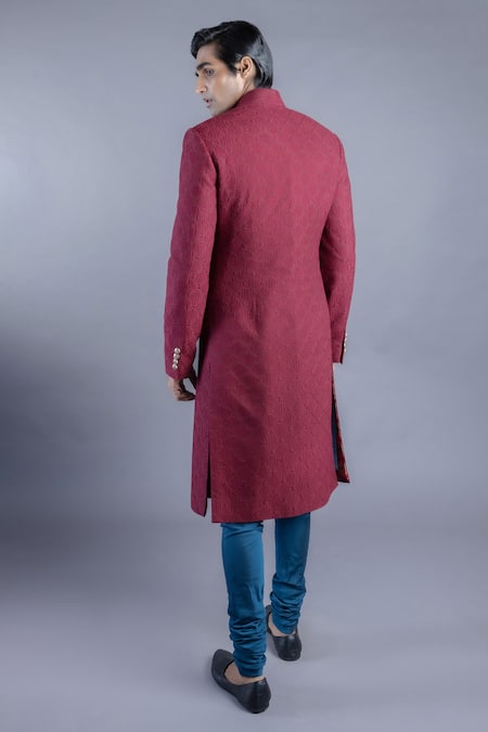 Abhishek Gupta Embroidered Sherwani & Kurta Set 