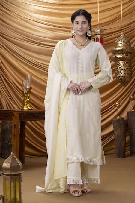 Ruh Clothing Yasmin Chikankari Kurta Set 