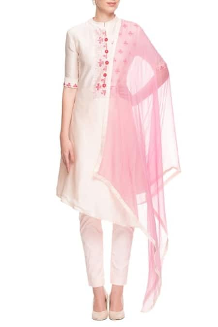 Rajat & Shraddha Silk Asymmetric Kurta Set 