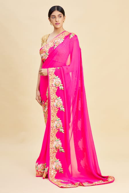 Pallavi Jaikishan Embroidered Saree 