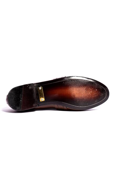 Shop_Artimen_Green Greme Monk Double Strap Loafers _Online_at_Aza_Fashions