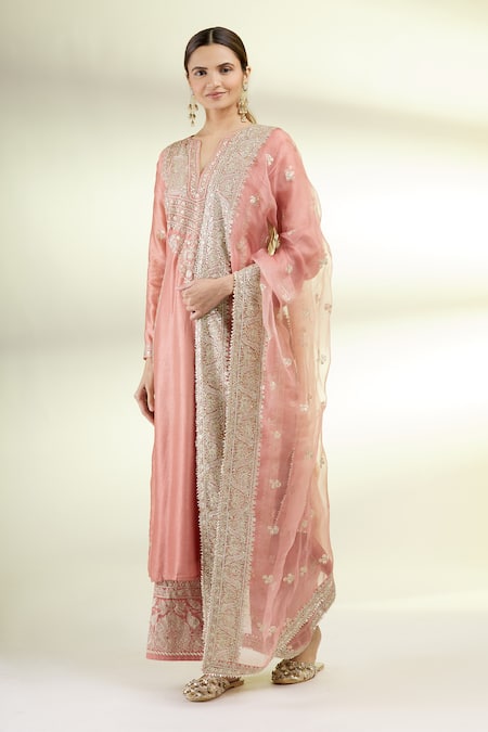 Gopi Vaid Embroidered Kurta Set 