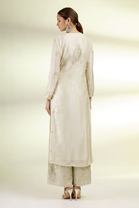 Gopi Vaid Embroidered Kurta Set 