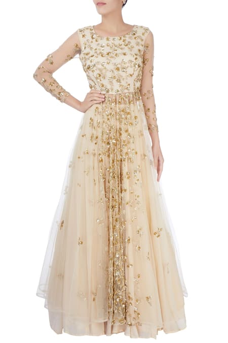 Astha Narang Embellished Kurta Lehenga Set 