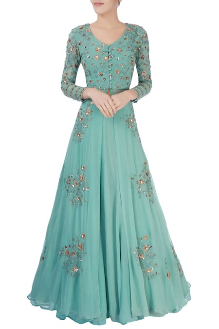 Astha Narang Embroidered Kurta Lehenga Set 