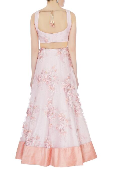 Sonal & Ekta Silk Embroidered Lehenga Set 