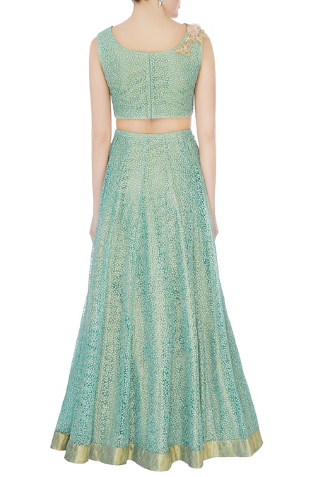 Sonal & Ekta Silk Embroidered Lehenga Set 