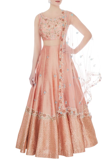 Sonal & Ekta Silk Lehenga Set 