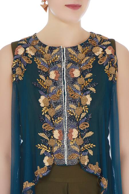 maya cape detail jumpsuit