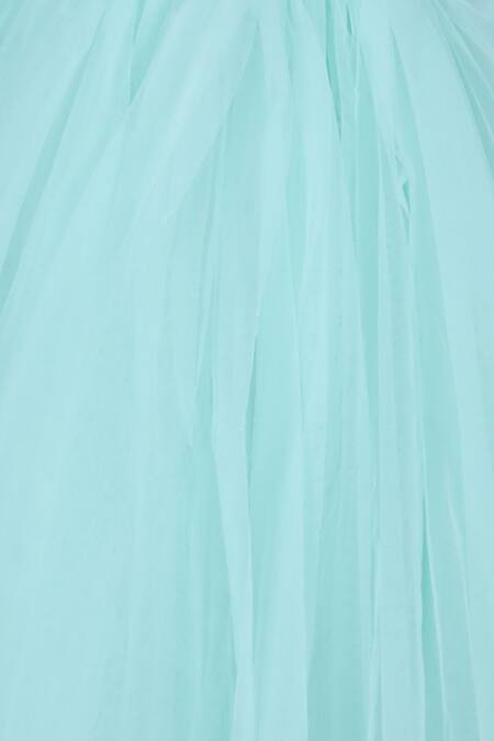 The Little Celebs Pink Net, Satin Sequins Frill Detail Crop Top And Skirt Set Online at Aza Fashions The Little Celebs_Pink Net, Satin Sequins Frill Detail Crop Top And Skirt Set _Online_at_Aza_Fashions