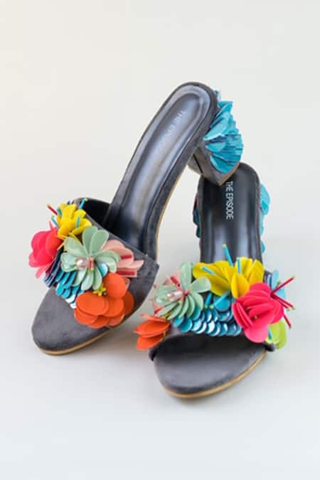 Shop_The Episode_Multi Color Sequins, Crystals Girl Of My Best Friend Heels _Online_at_Aza_Fashions