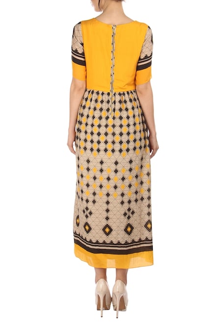 Soup By Sougat Paul Aztec Printed Dress 