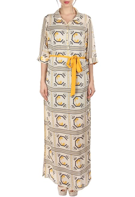 Soup by Sougat Paul Printed Maxi Dress 