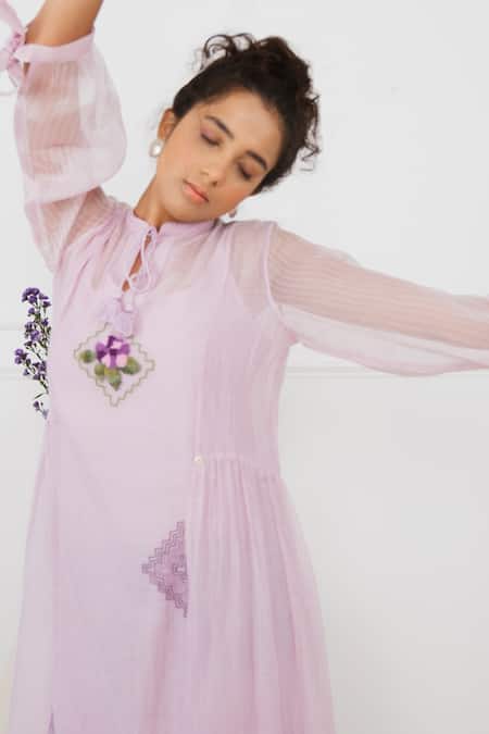 Dhaari Handwoven Cotton Silk Dress 