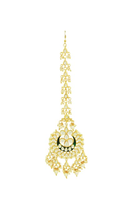 Just Shradhas Kundan Studded Maangtika 