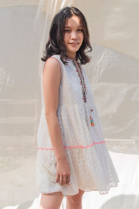 Nikasha Chanderi A-Line Dress 