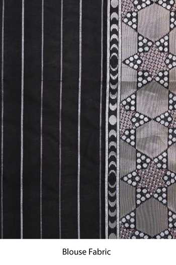 Ekaya Banaras_Green Handwoven Silk Saree_Online_at_Aza_Fashions