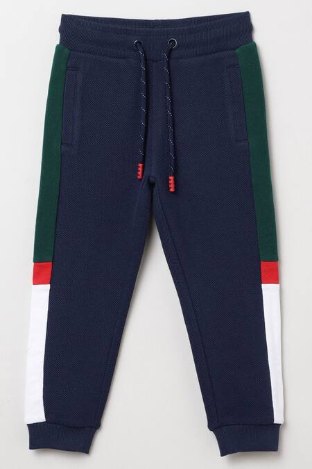 Buy_Byb Premium_Blue Cotton, Lycra Embroidery Sweatshirt Set _Online_at_Aza_Fashions