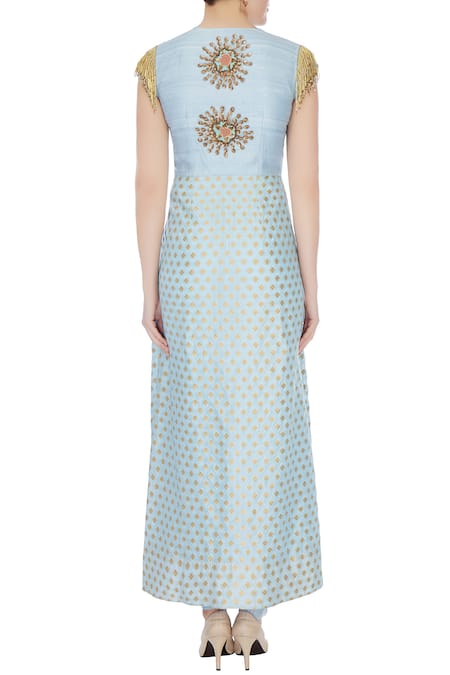 Ayesha Aejaz Embroidered Jacket Kurta 