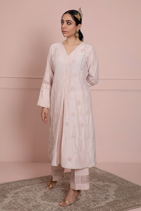 Ruh Clothing Chikankari Kurta Set 