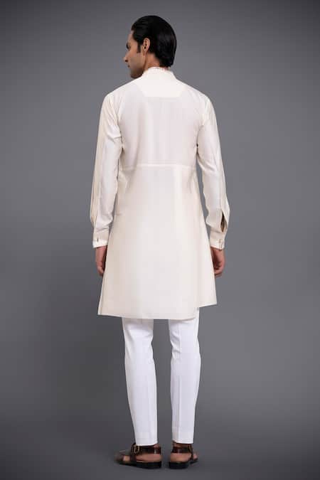 Raghavendra Rathore Jodhpur Silk Embroidered Kurta 