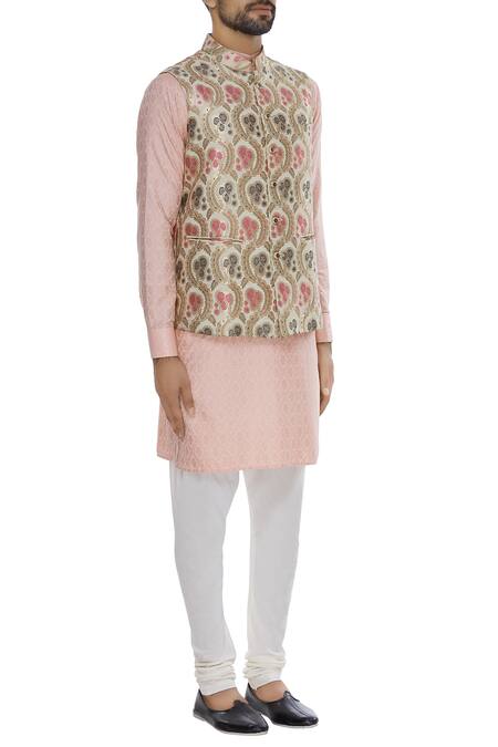 Vavci Multi Color Brocade Printed Bundi Online at Aza Fashions Vavci_Multi Color Brocade Printed Bundi_Online_at_Aza_Fashions