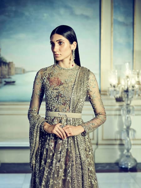Buy Bridal Anarkali Lehenga Online in Dubai | Worldwide Shipping – SALWAR  MAHAL