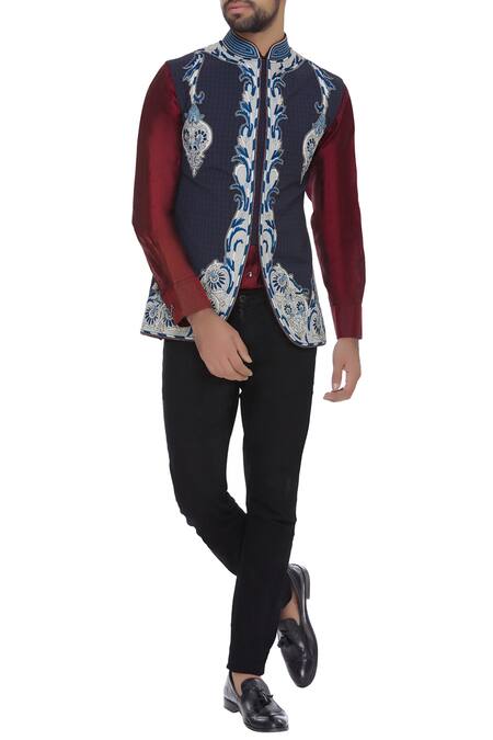 Barkha 'N' Sonzal Turkish embroidered nehru jacket 