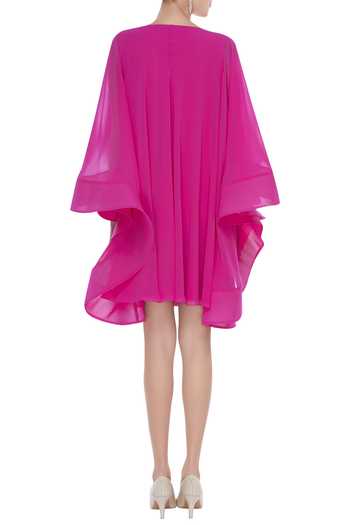 Gauri & Nainika Trapeze dress with flared sleeves 