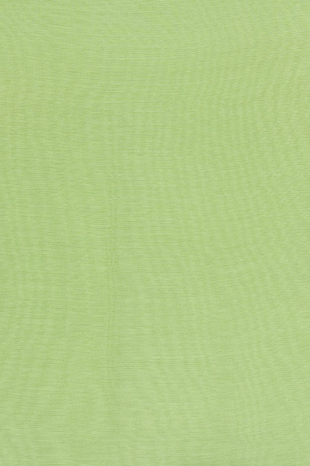 Swapan & Seema_White Chiffon Cutdana Embroidered Round Neckline Kaftan Tunic With Inner_at_Aza_Fashions