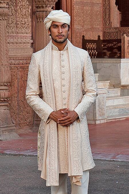 Vanshik Embroidered Sherwani Set 